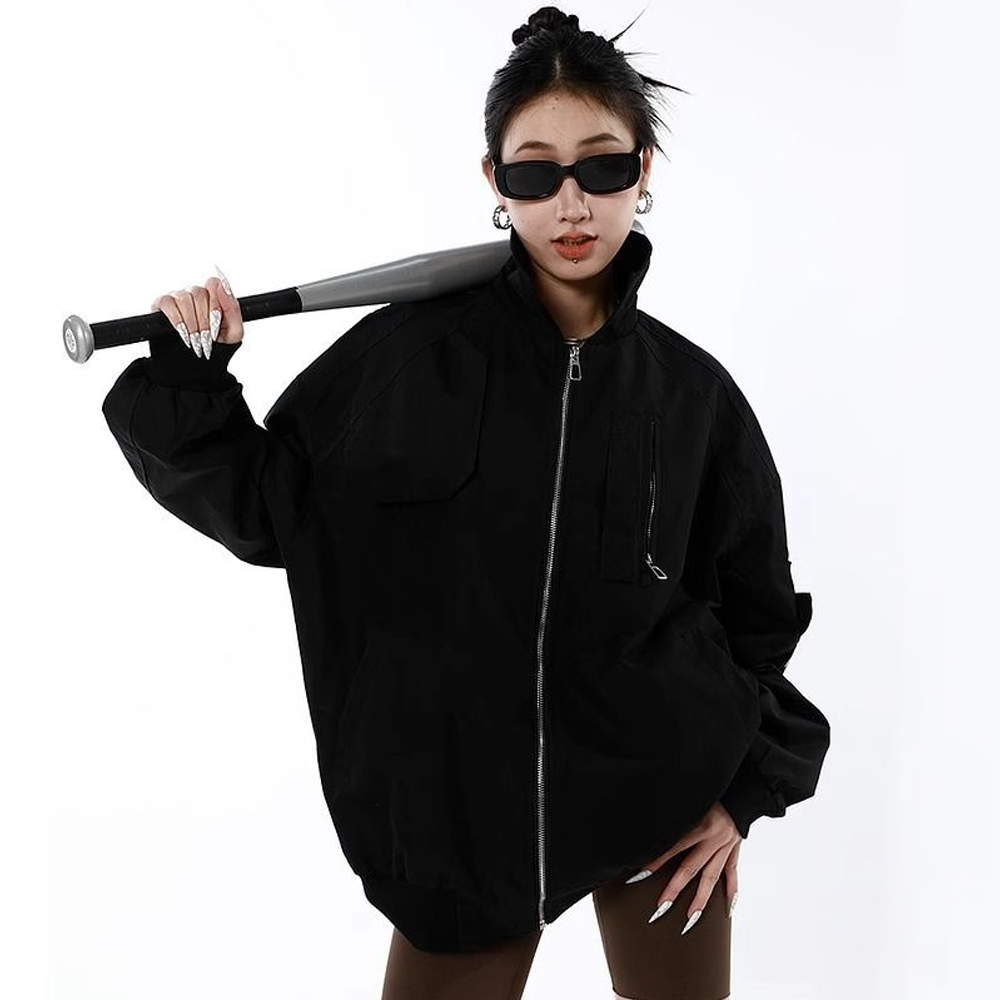 Literary Solid Color Lapel Jacket