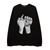 High Street Finger Letters Long Sleeve Shirt