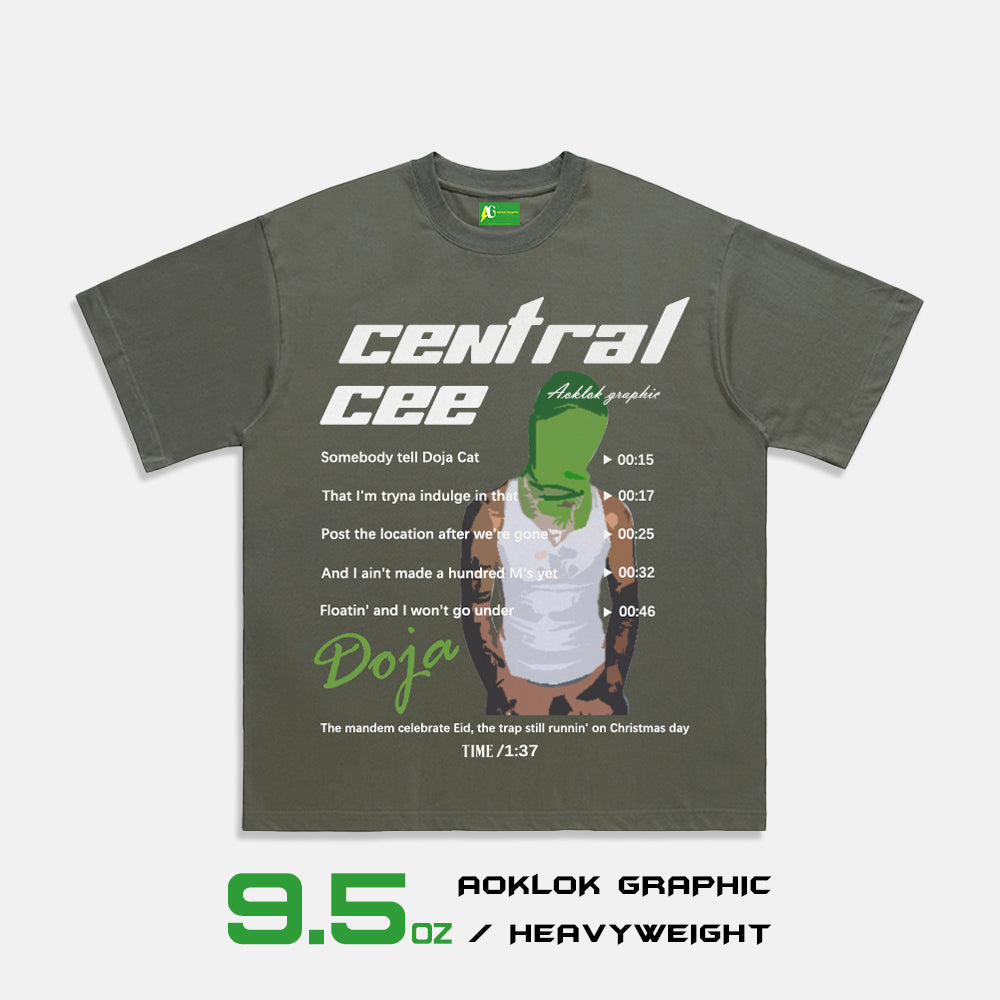 AG Rap Music Lyrics Print T-Shirt