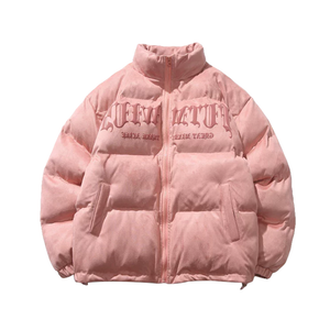 American suede foam print Puffer Coat