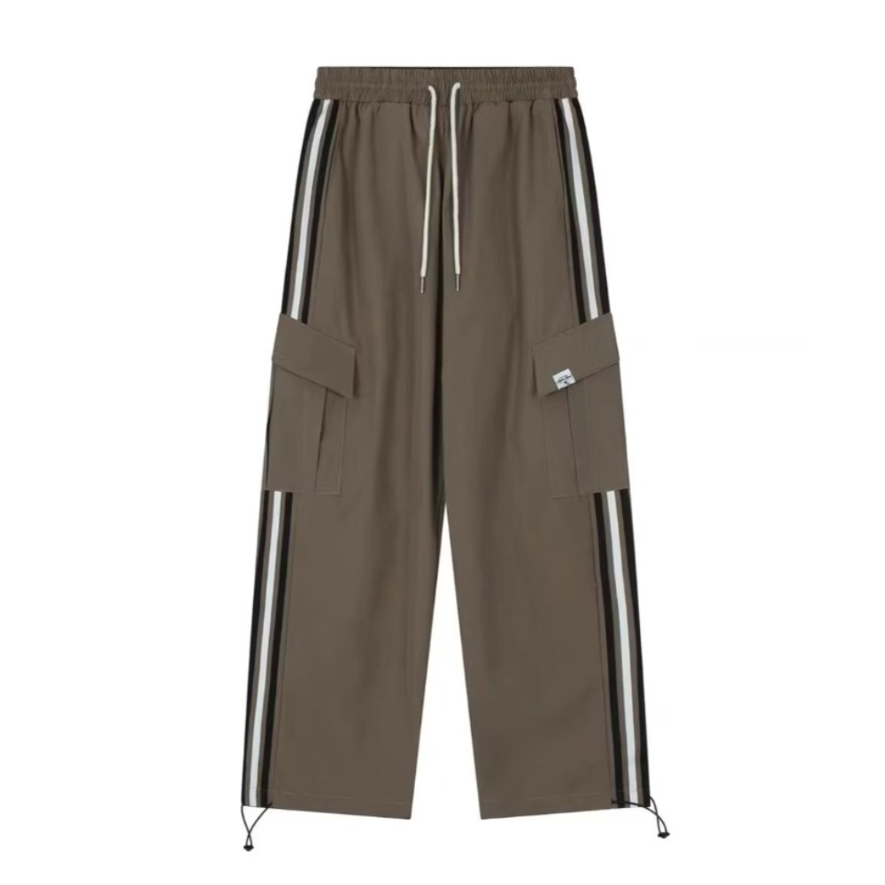 Side Stripe Drawstring Sweatpants