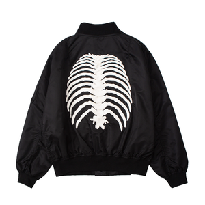 American Black Skull Skeleton Jacket