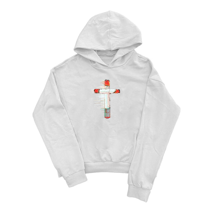 3endlesss "Glitch Faith" Digital Cross Hoodie