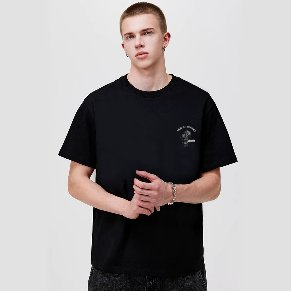 Street Dark Skeleton Graphic T-Shirt