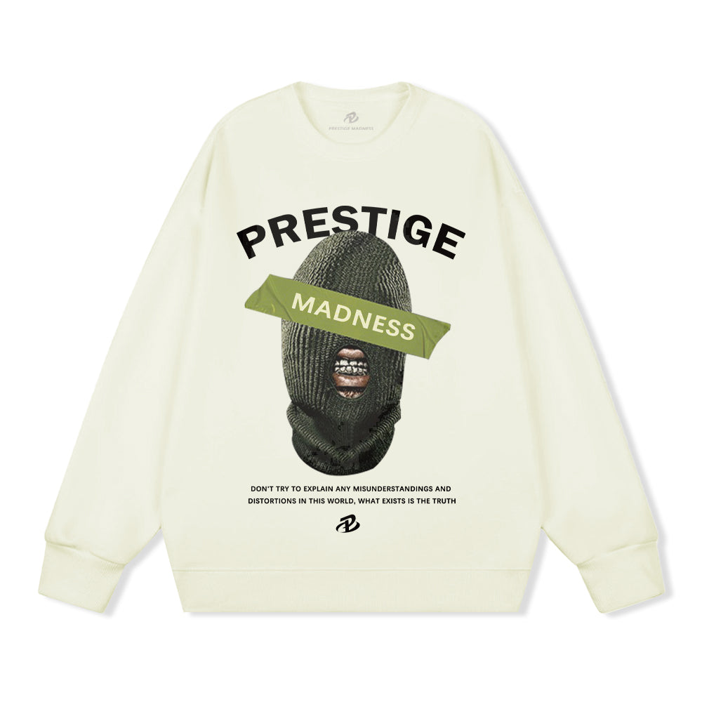 PM | Hip-hop High Street Mask Brand Sweatshirt