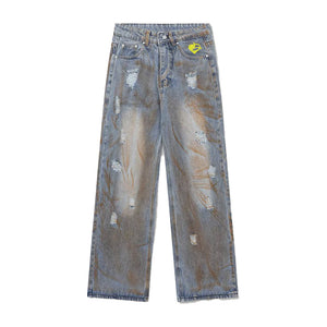 DF | High Street Retro Graffiti Jeans