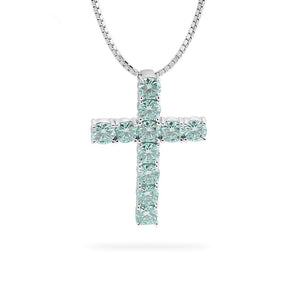 WIC | Square Cross Diamond Necklace