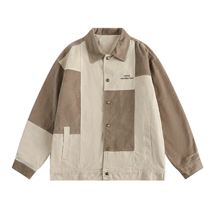 Japanese Patchwork Corduroy Jacket