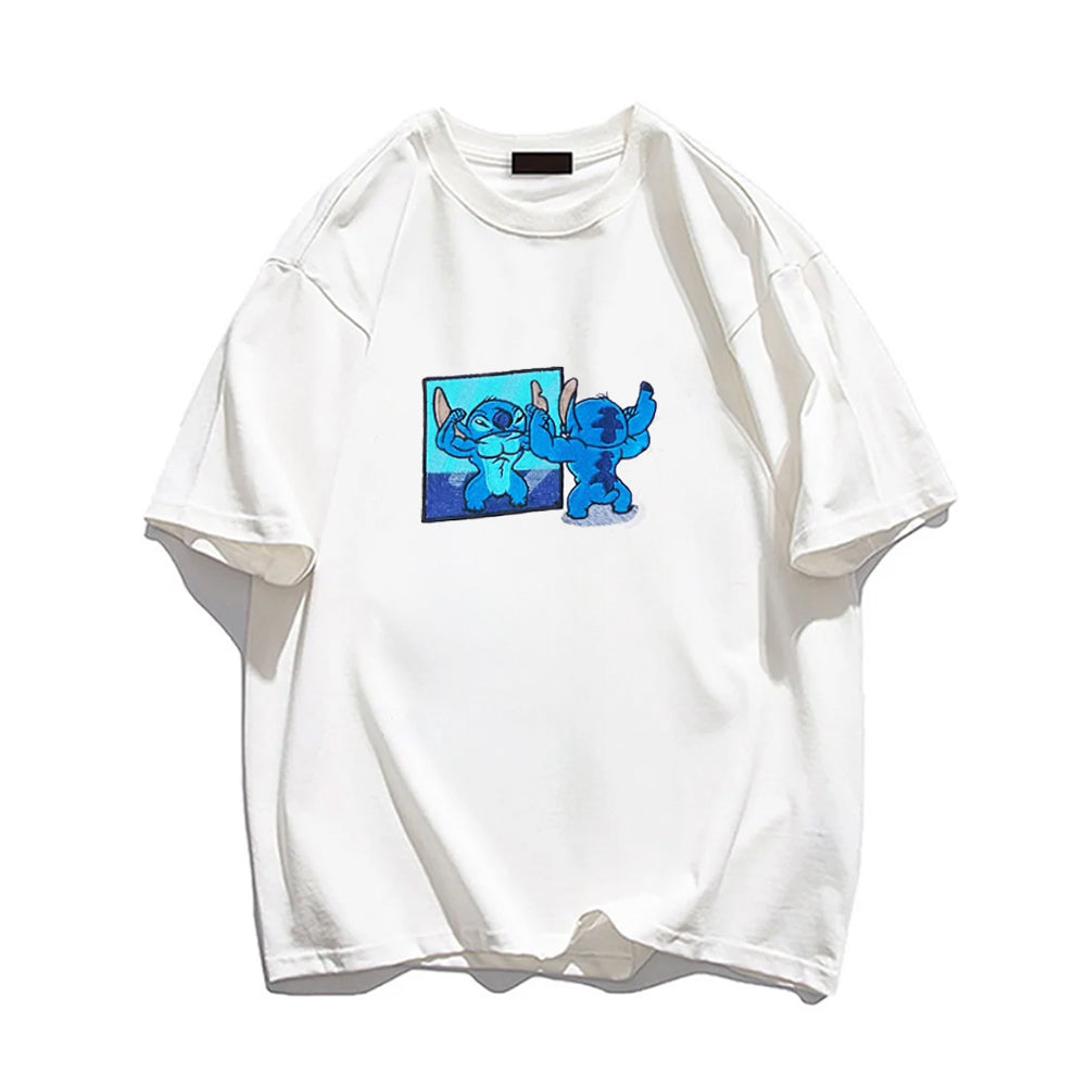 Evokyn Embroidered Mirror Stitch T-Shirt