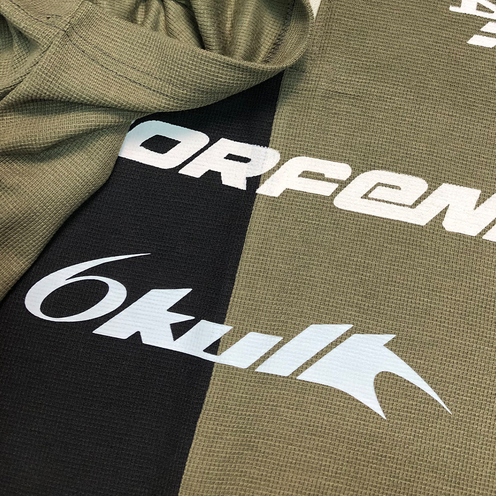 6Kull Zip Streetwear Jersey T-Shirt