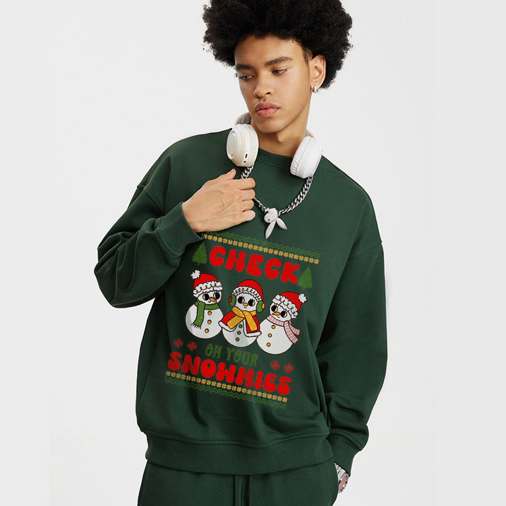 Cute Three Little Snowmen Sweatshirt