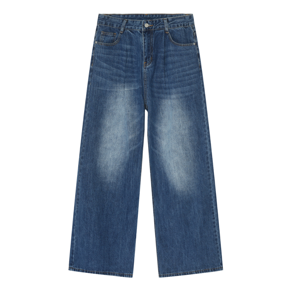 Vintage Loose Floor-Length Jeans