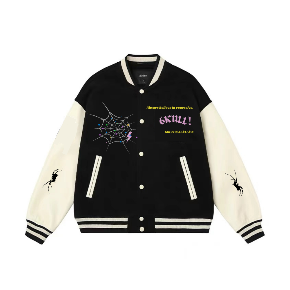 ⚡AG Spider Varsity Baseball Jacket