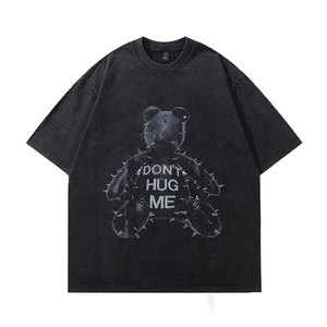 Don't Hug Me Prickly Bear Washed T-Shirt