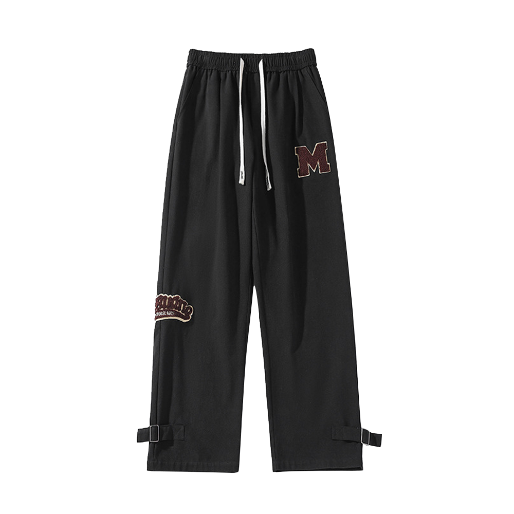 Retro Hiphop Loose Wide Leg Straight Sweatpants