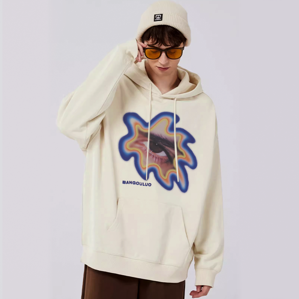American Abstract Eyes Hoodie