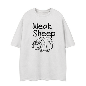 Casual Weak Sheep Suede T-Shirt