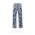 Past Future | Hip Hop Blue Patchwork Jeans