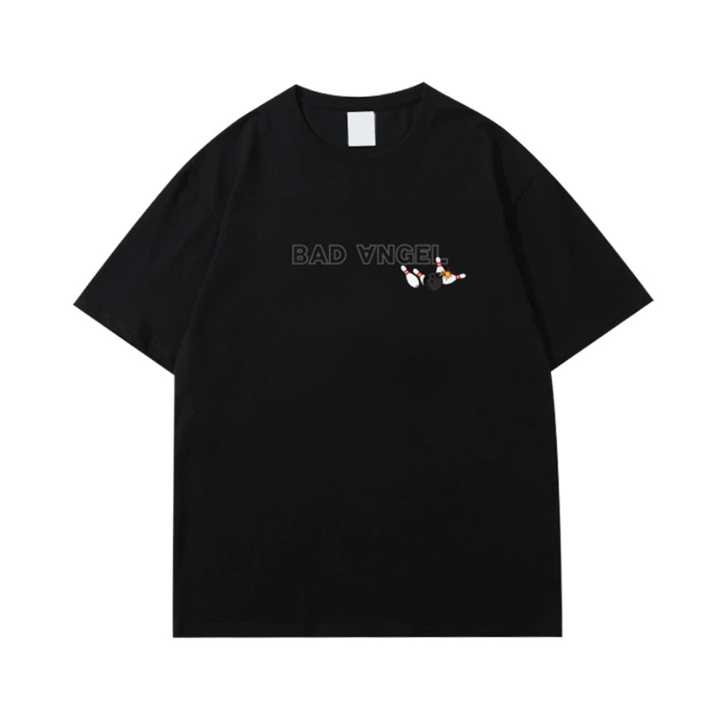 Cute Bad Angel Bowling T-Shirt