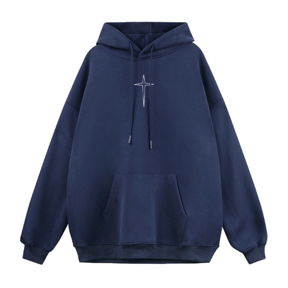 Past Future | Street Four-pointed Star Hoodie