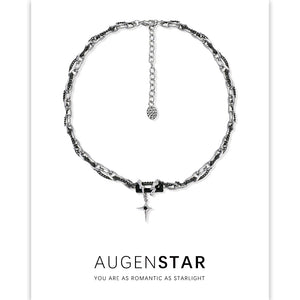 ASR | Black Zirconia Star Necklace