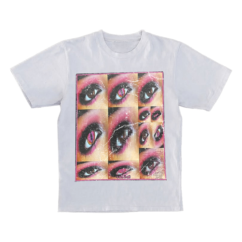 3endlesss "Pixelated Gaze" Surreal Eye T-Shirt