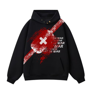 Art In War Blood Red Medical Kit Hoodie