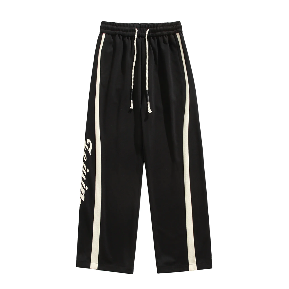 American Striped Lettering Leggings Sweatpants