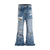 High Street Washed Knife Cut Hole Jeans