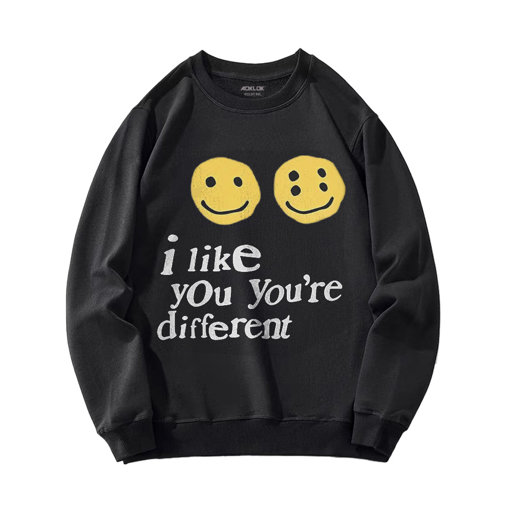 Emoji Printed  Sweatshirt
