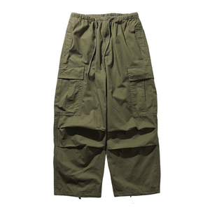 Technical Outdoor Pleated Cargo Pants