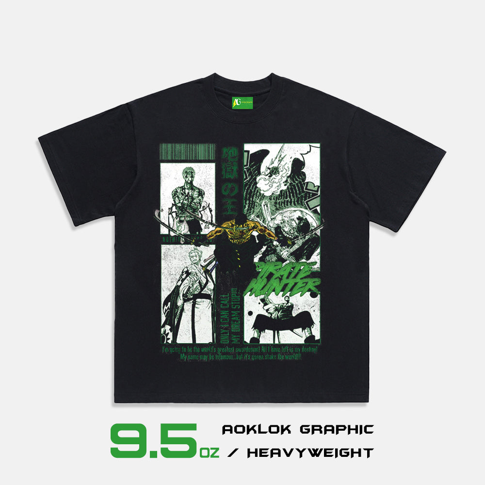 AG® Japanese Anime Hell King Washed T-Shirt