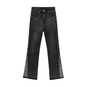 LoopStone Midnight Rivet Flare Jeans