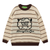 Japanese Retro Striped Lamb Sweater