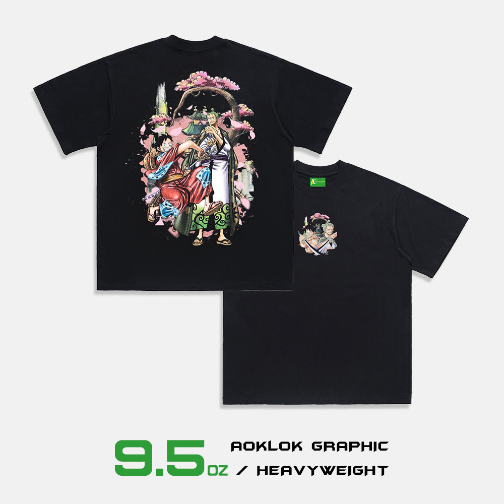 AG® Japanese Comic Characters Washed T-Shirt