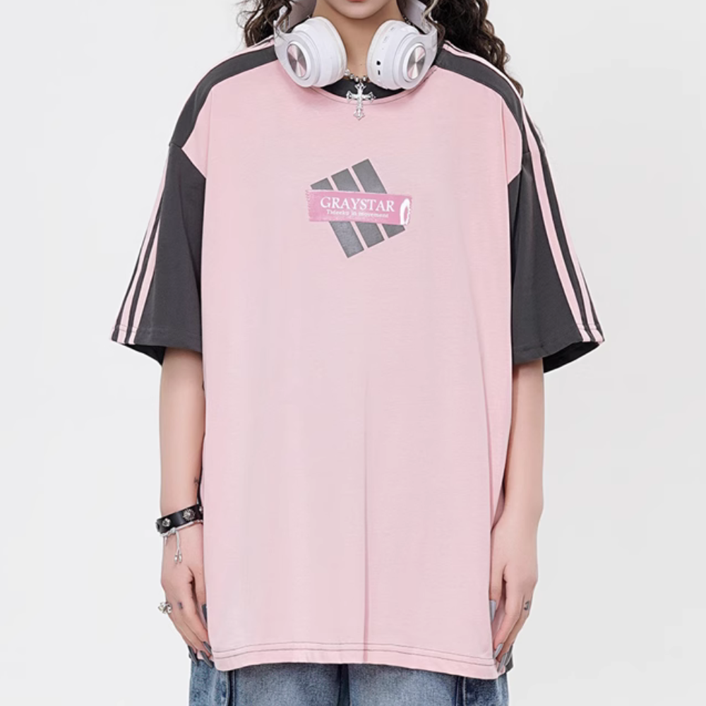 American Sports Raglan Printed T-shirt