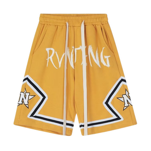 American Embroidered Basketball Shorts