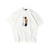 Embroidered T-Shirt with Do It Alone Muscle Man Design