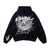 6Kull Dark Spider Web Skeleton Hoodie