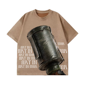 Art In War Grenade Washed T-Shirt