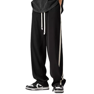 Casual Straight Side Stripes With Drapey Feel Sweatpants