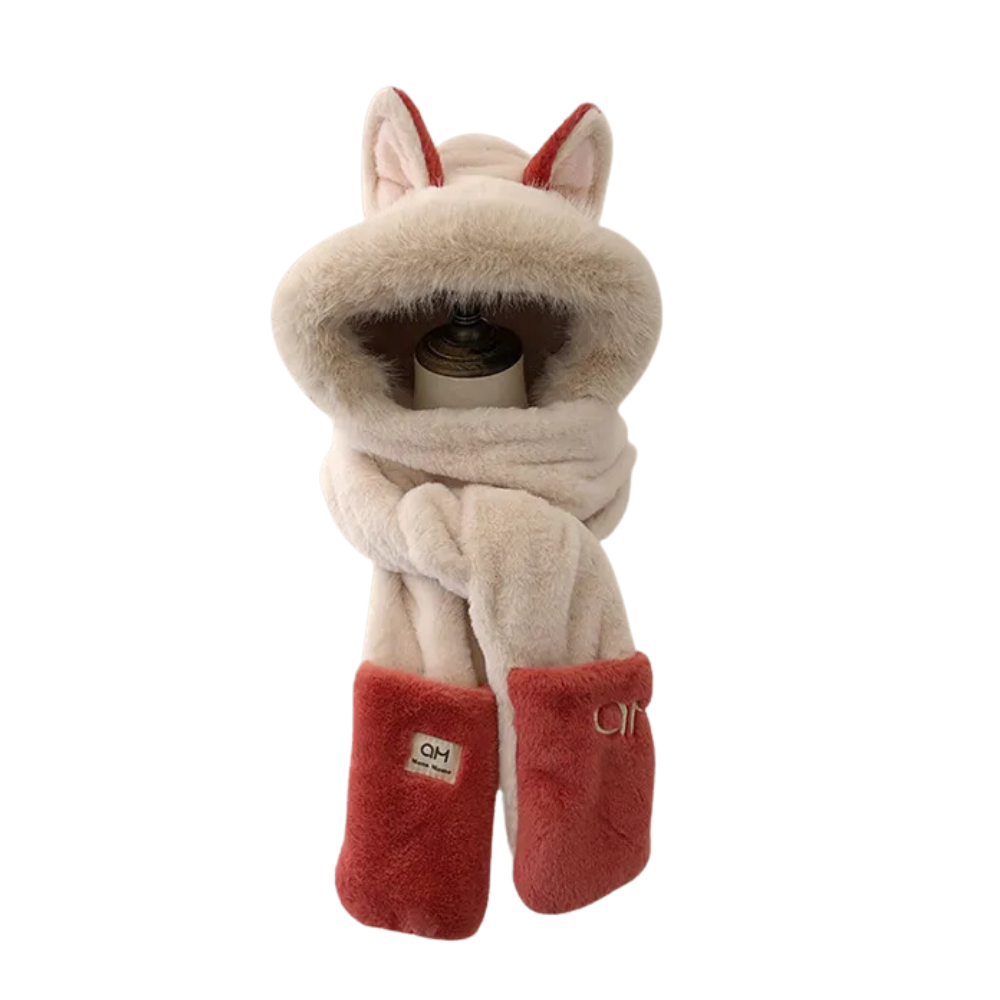 Fire Fox Ears Scarf