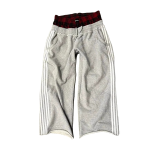 Retro Double Waist Sweatpants