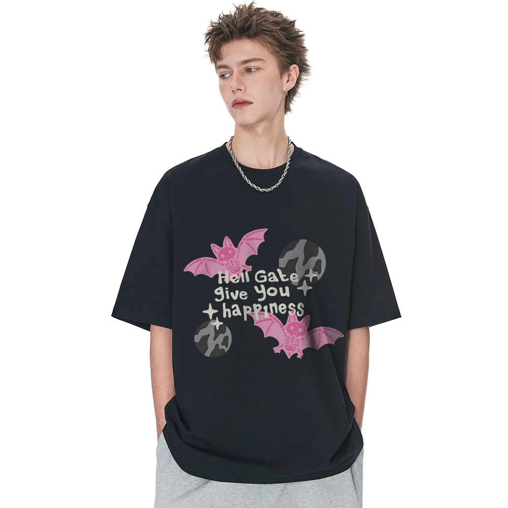 American Skeleton Flying Bat T-shirt