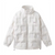 Women's White Zipper Down Jacket