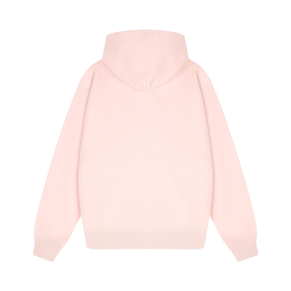 Evokyn Embroidered Cherry Blossom Patch Pink Hoodie