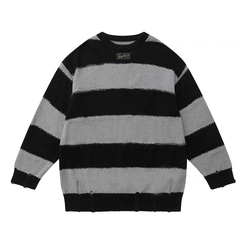 High Street Contrasting Stripes Sweater