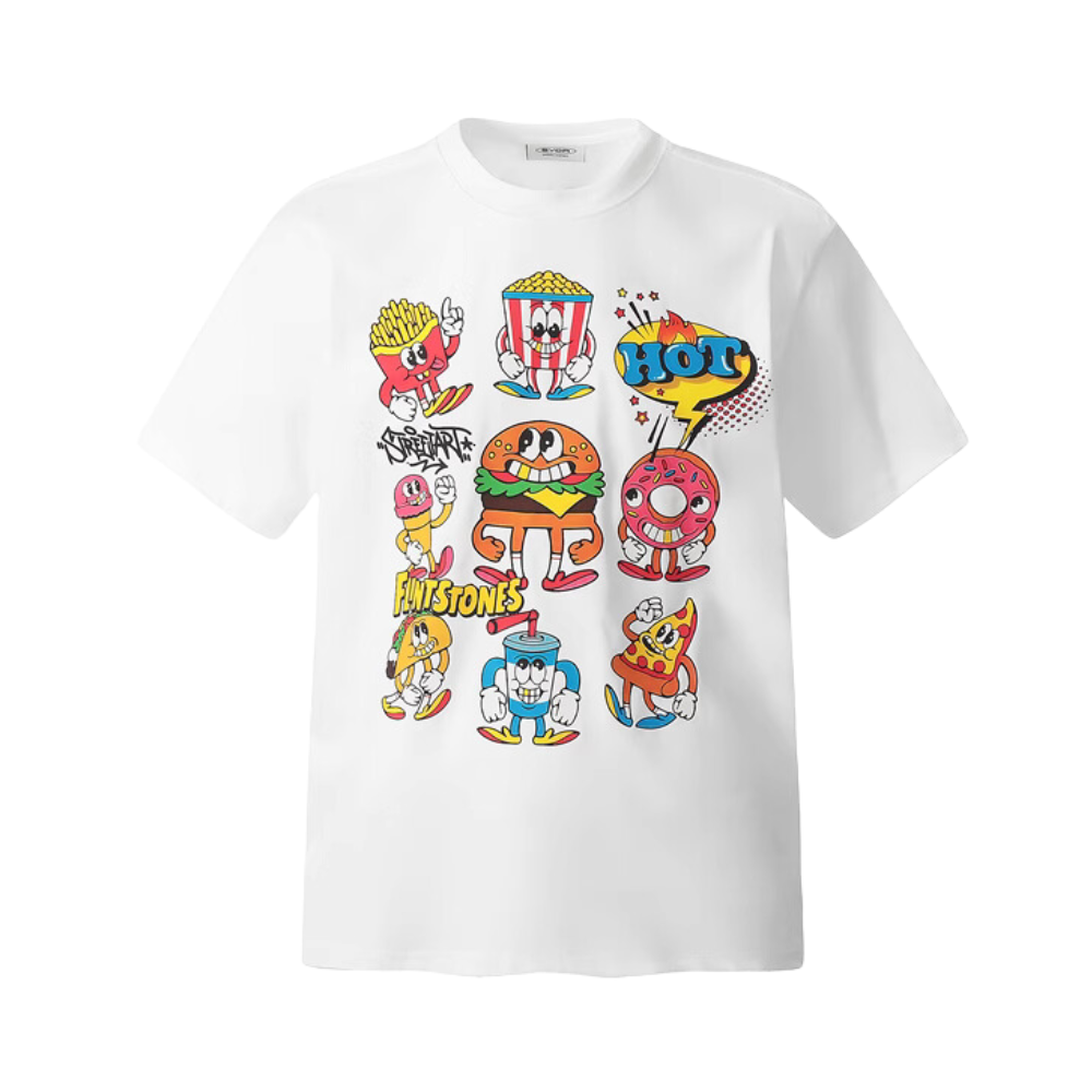 Street Popcorn Pizza T-Shirt