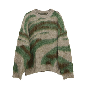 Retro Soft And Waxy Mohair Sweater