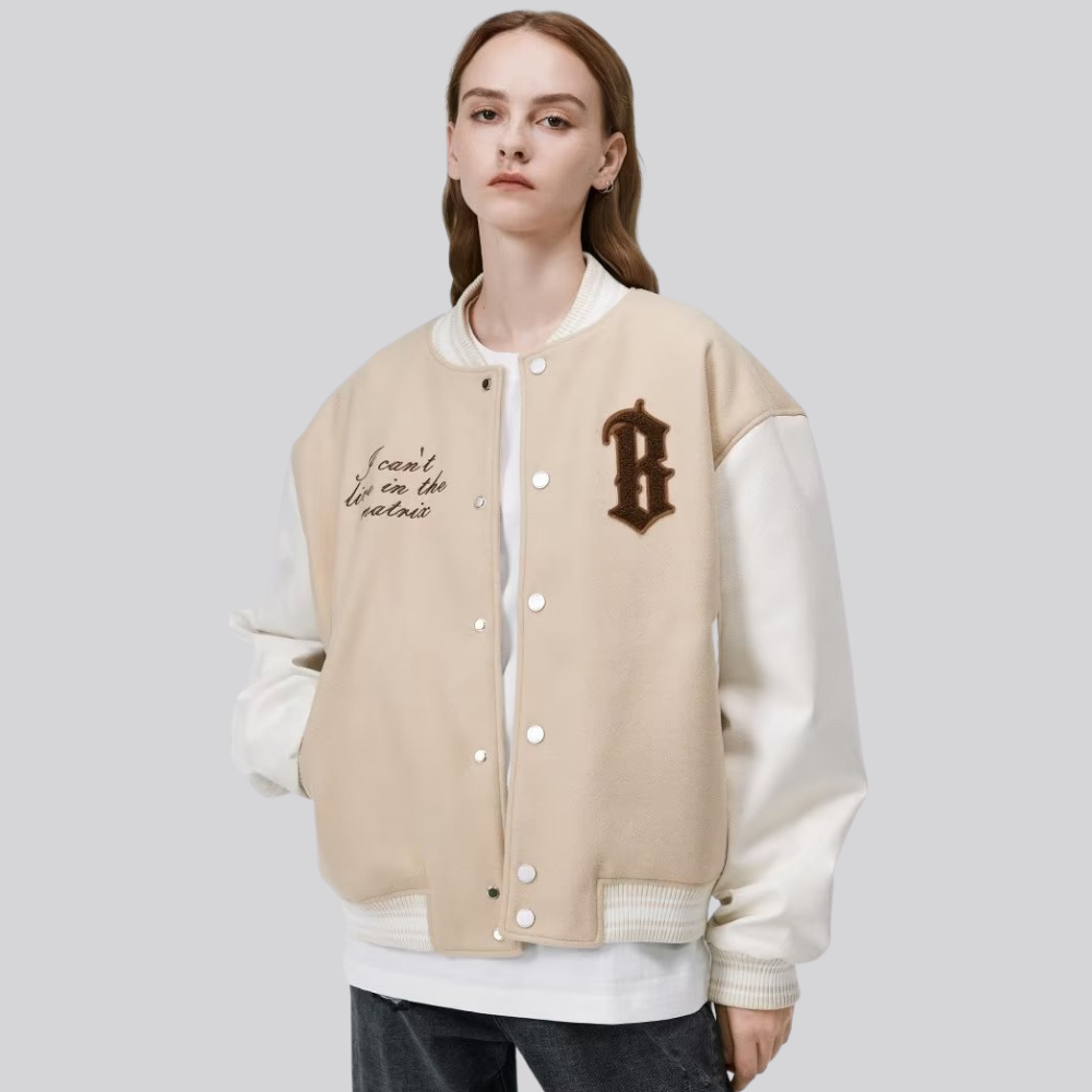 American Terry Embroidered Bomber Jacket